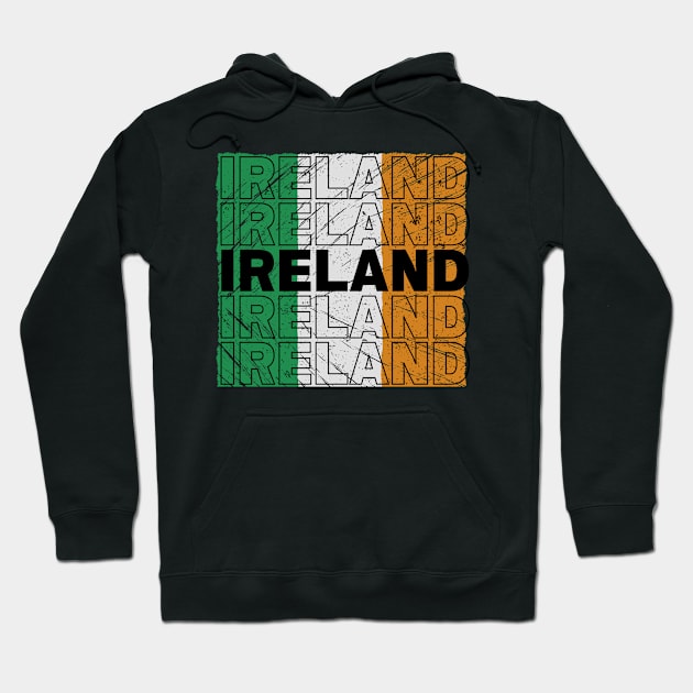 Ireland Flag Hoodie by NomiCrafts